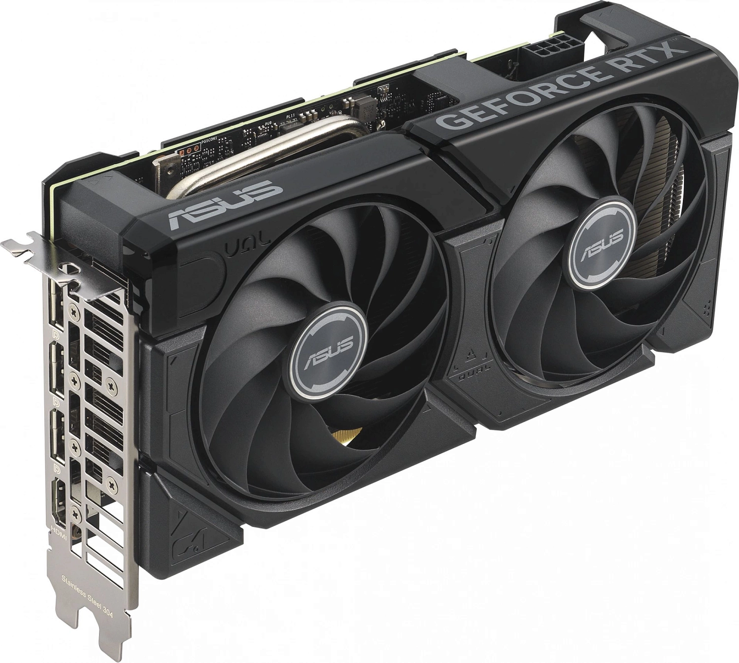Видеокарта Asus PCI-E 4.0 DUAL-RTX4070-O12GD6-EVO NVIDIA GeForce RTX 4070 12Gb 192bit GDDR6X 2520/21000 HDMIx1 DPx3 HDCP Ret