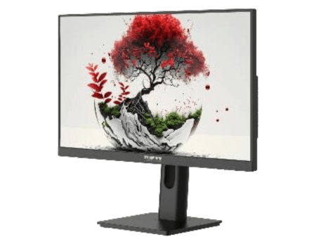 Монитор LCD 23.8'' 16:9 1920х1080(FHD) IPS, nonGLARE, 100 Hz, 250 cd/m2, H178°/V178°, 1000:1, 16.7M, 5ms, VGA, HDMI, DP, Height adj, Pivot, Tilt, Speakers, 1Y, Black, реестр