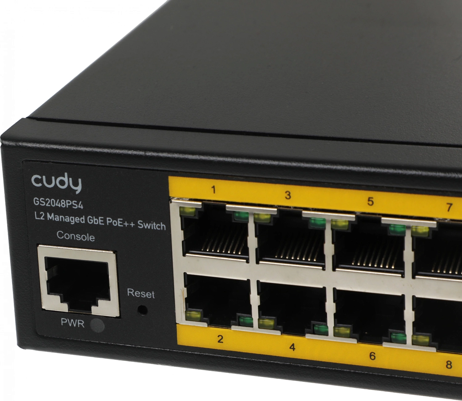 Коммутатор Cudy GS2048PS4-720W (L2) 48x1Гбит/с 4x10Гбит/с 4xКомбо(1000BASE-T/SFP) 4SFP+ 40PoE+ 4PoE++ 720W управляемый