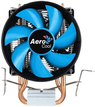 Устройство охлаждения(кулер) Aerocool Verkho 2 Dual Soc-AM5/AM4/1151/1200/2066/1700 4-pin 15-25dB Al+Cu 120W 370gr Ret