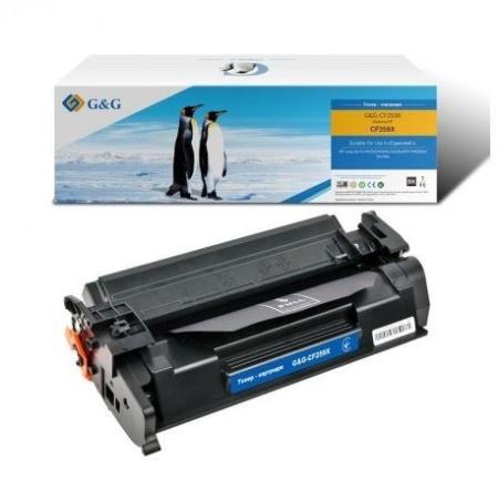 Картридж Cartridge G&G 59X для HP LJ M304/M404/M428, с чипом (10 000стр.) (аналог CF259X)