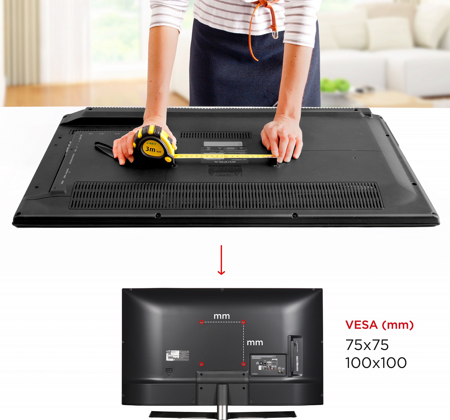 Кронштейн для телевизора Holder LCDS-5002 металлик 10"-26" макс.25кг настенный наклон