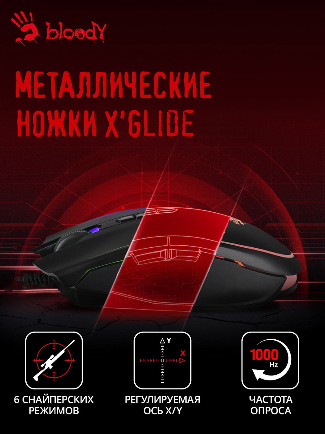 Мышь A4Tech Bloody P81s черный оптическая (8000dpi) USB (8but) Мышь A4Tech Bloody P81s черный оптическая (8000dpi) USB (8but)