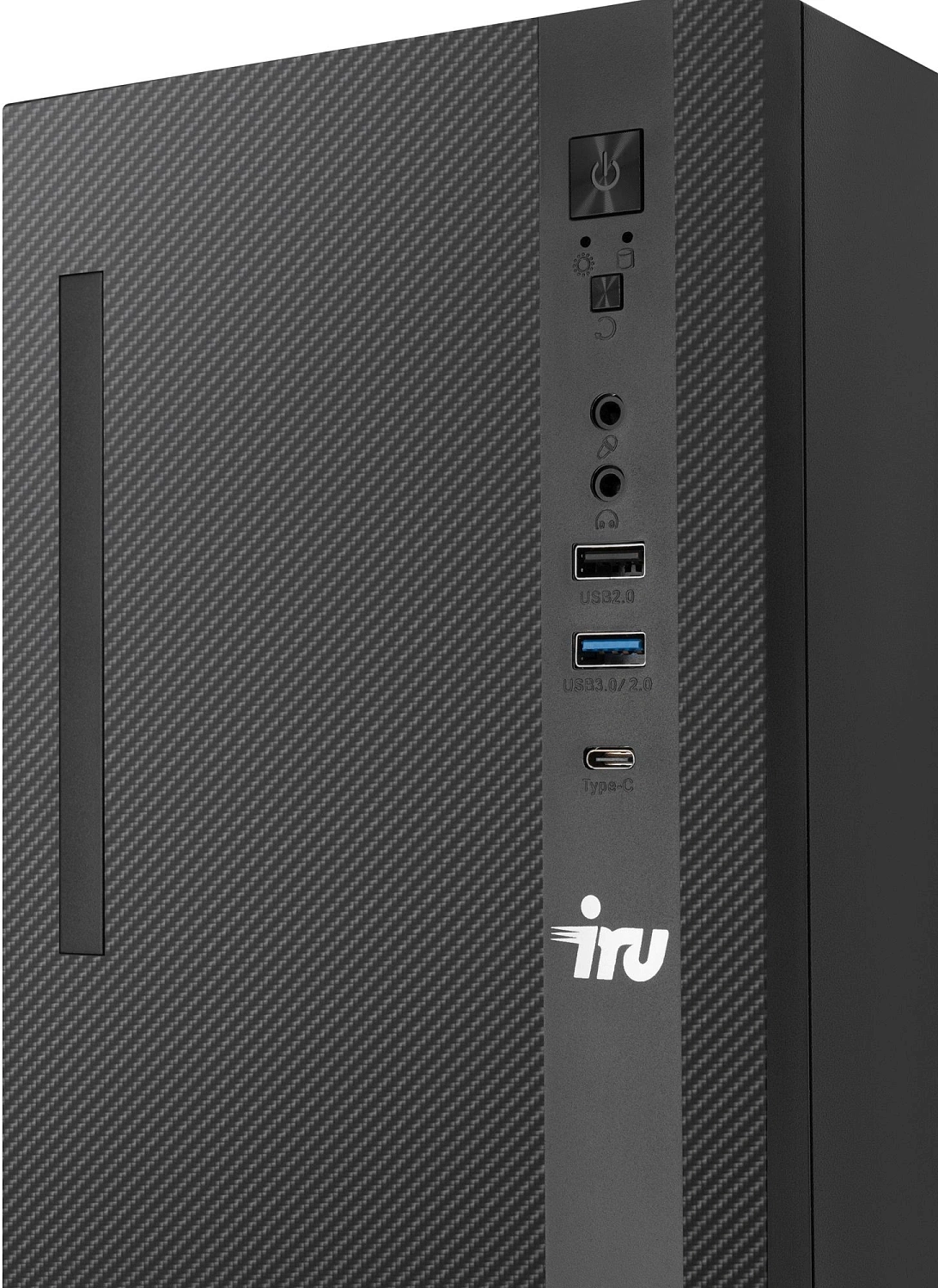 ПК IRU Planio 310H6SC MT i3 14100F (3.4) 16Gb SSD512Gb GT610 2Gb Windows 11 Pro GbitEth 230W черный (2153498)