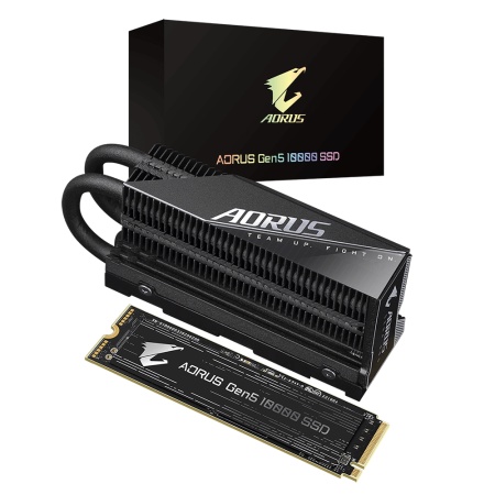 M.2 2280 2TB AORUS Client SSD AG510K2TB PCI-Express 5.0 x4, NVMe 2.0 10000/9500 AG510K2TB RTL