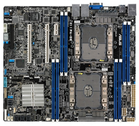 Z11PA-D8 2x LGA 3647 (Square) up to 165W, 8x DDR4 DIMM, C621, 4x 1GbE RJ45, IPMI, CEB