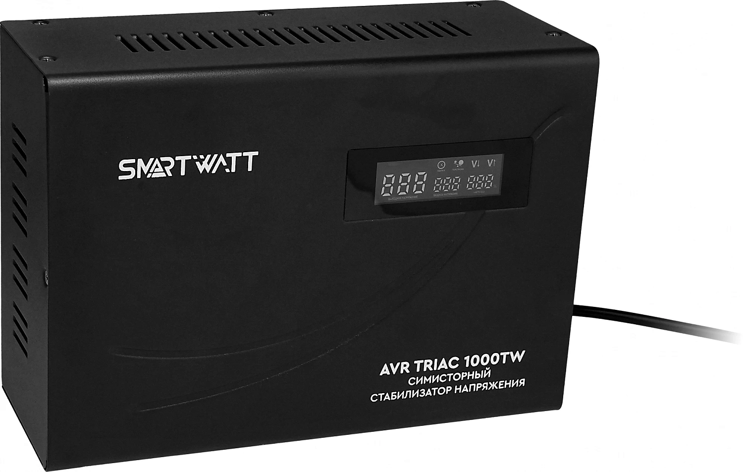 Стабилизатор напряжения Smartwatt AVR Triac 1000TW 1000ВА черный