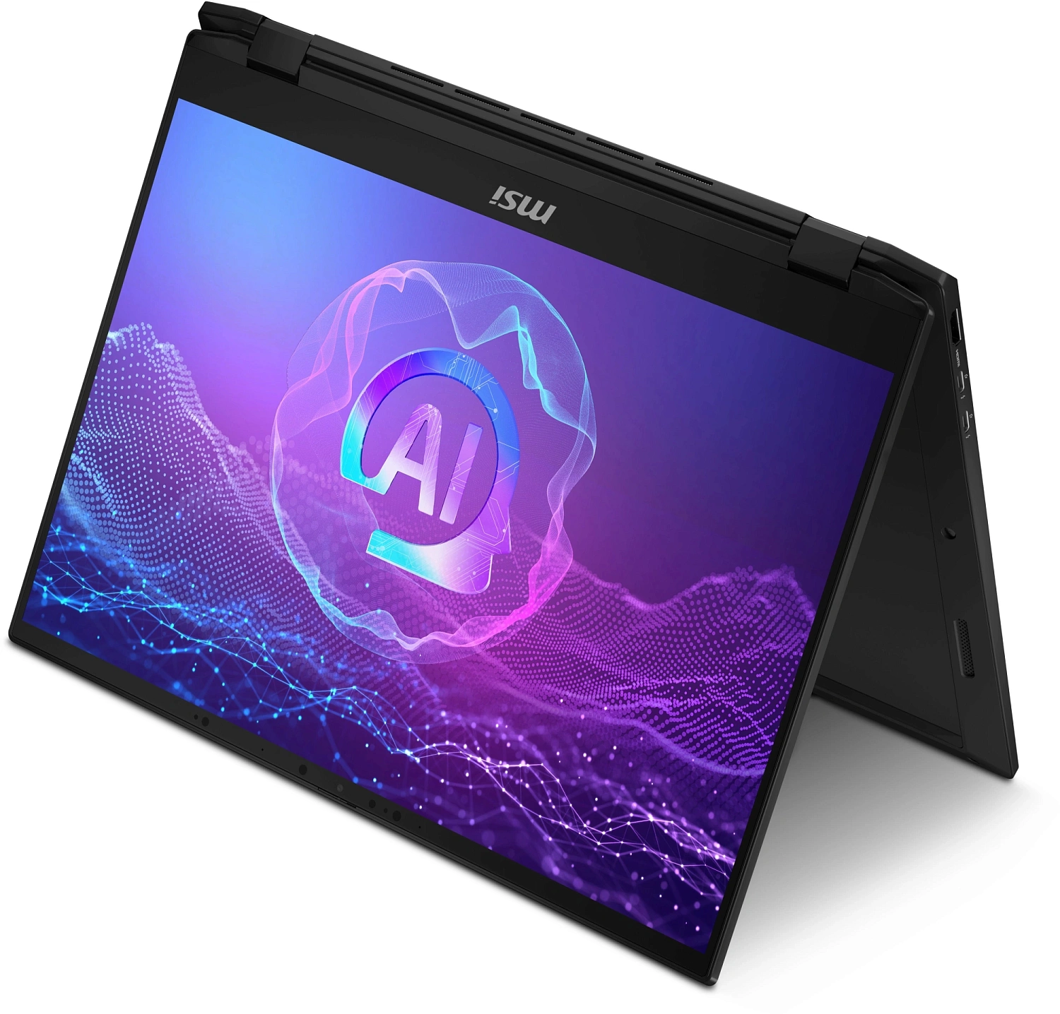 ноутбук MSI Summit 16 AI Evo A2HMTG Core Ultra 7 255H 16" 16:10 QHD+ (2560x1600),IPS,Touch,Pen, LPDDR5 16GB,1TB SSD,Intel® Arc Graphics,Black,82Whr,2,1kg,1y,Win11Home,KB Eng/Rus