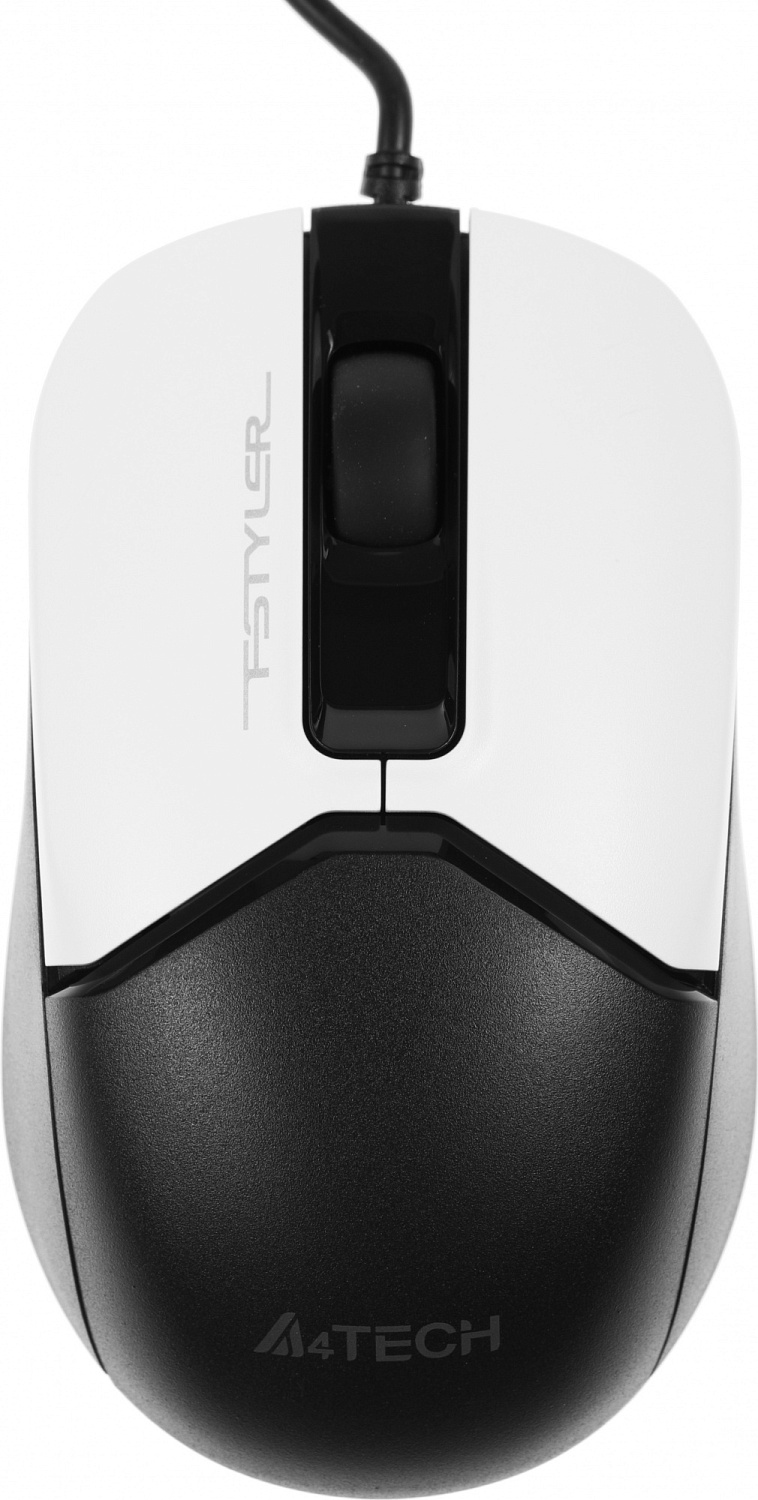Мышь A4Tech Fstyler FM12 Panda белый/черный оптическая (1200dpi) USB (3but) Мышь A4Tech Fstyler FM12 Panda белый/черный оптическая (1200dpi) USB (3but)
