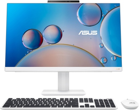 Моноблок Asus A5402WVAK-WA0240 23.8" Full HD i7 1360P (2.2) 16Gb SSD512Gb Iris Xe CR noOS GbitEth WiFi BT 120W клавиатура мышь Cam белый 1920x1080