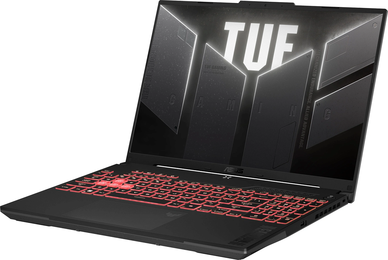 Ноутбук Asus TUF Gaming A16 FA607NUG-RL161 Ryzen 7 7445HS 16Gb SSD512Gb NVIDIA GeForce RTX4050 6Gb 16" IPS WUXGA (1920x1200) без ОС grey WiFi BT Cam (90NR0MU3-M009R0)