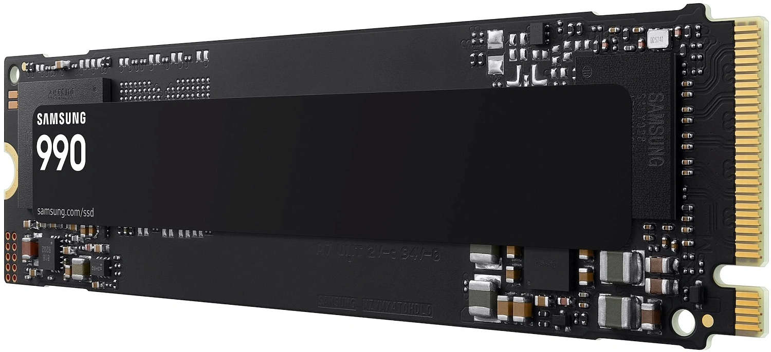 Твердотельный накопитель SSD M.2 2280 2TB Samsung 990 EVO NVMe 2.0, PCIe 4.0 x4, TLC 3D NAND, 7250R/6450W MB/s