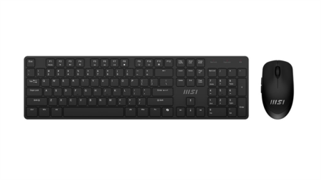 Клавиатура + мышь MSI FORGE K200 W COMBO MS-8ZA4 клав:черный мышь:черный беспроводная (S11-43RU304-Y92)