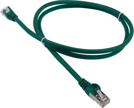 Патч-корд Lanmaster LAN-PC45/S5E-5.0-GN FTP RJ-45 вил.-вилка RJ-45 кат.5E 5м зеленый LSZH (уп.:1шт)