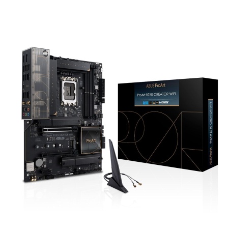 Материнская плата ASUS PROART B760-CREATOR
WIFI /LGA1700,B760,PCIE5.0,USB32GEN2X2,MB (90MB1FY0-M1EAY0)