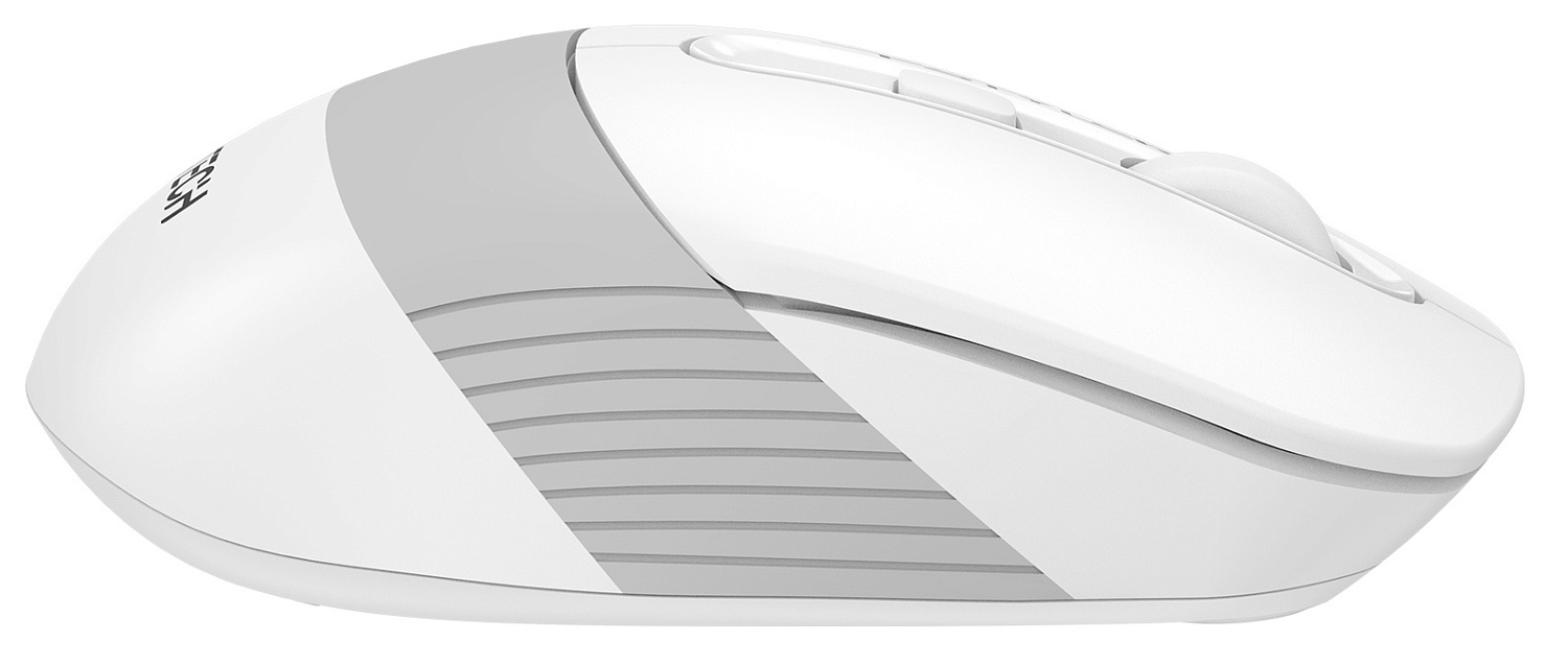 Мышь A4Tech Fstyler FB10C белый/серый оптическая (2400dpi) беспроводная BT/Radio USB (4but) Мышь A4Tech Fstyler FB10C белый/серый оптическая (2400dpi) беспроводная BT/Radio USB (4but)