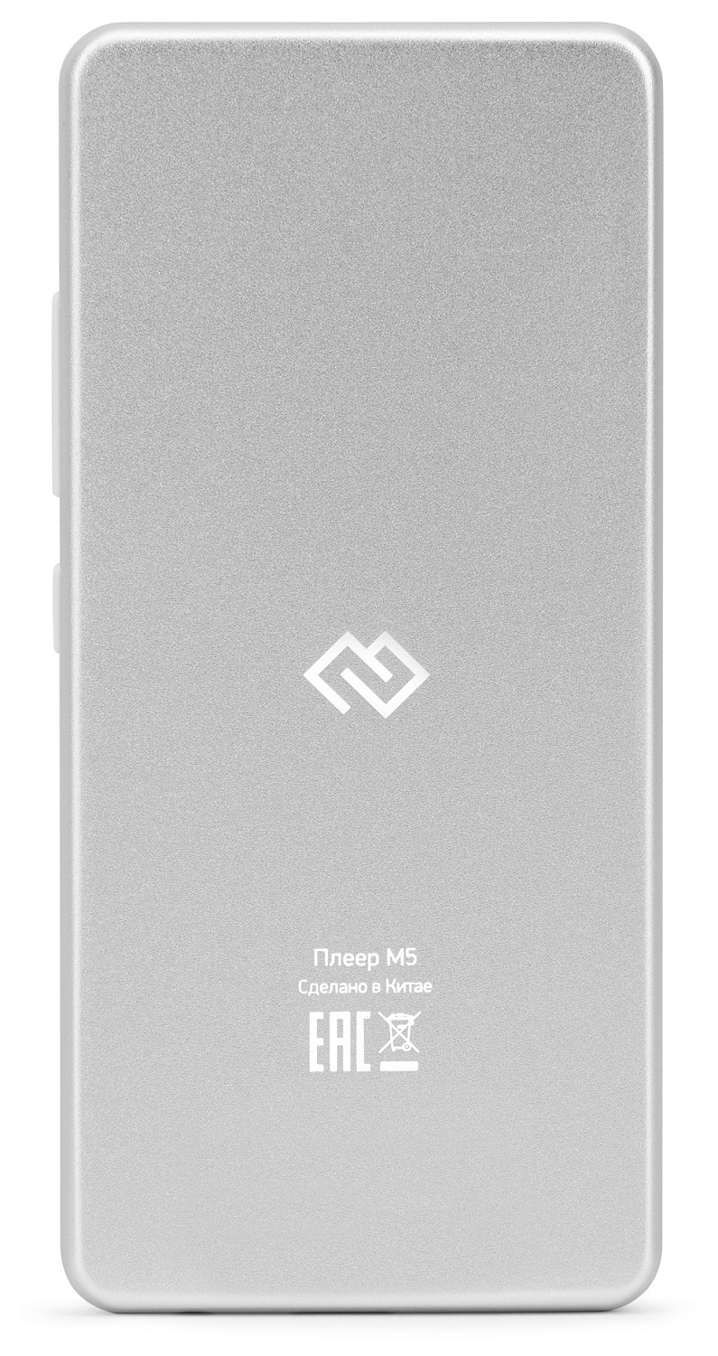 Плеер Hi-Fi Flash Digma M5 BT 16Gb белый/2.4"/FM/microSD/microSDHC/clip Плеер Hi-Fi Flash Digma M5 BT 16Gb белый/2.4"/FM/microSD/microSDHC/clip