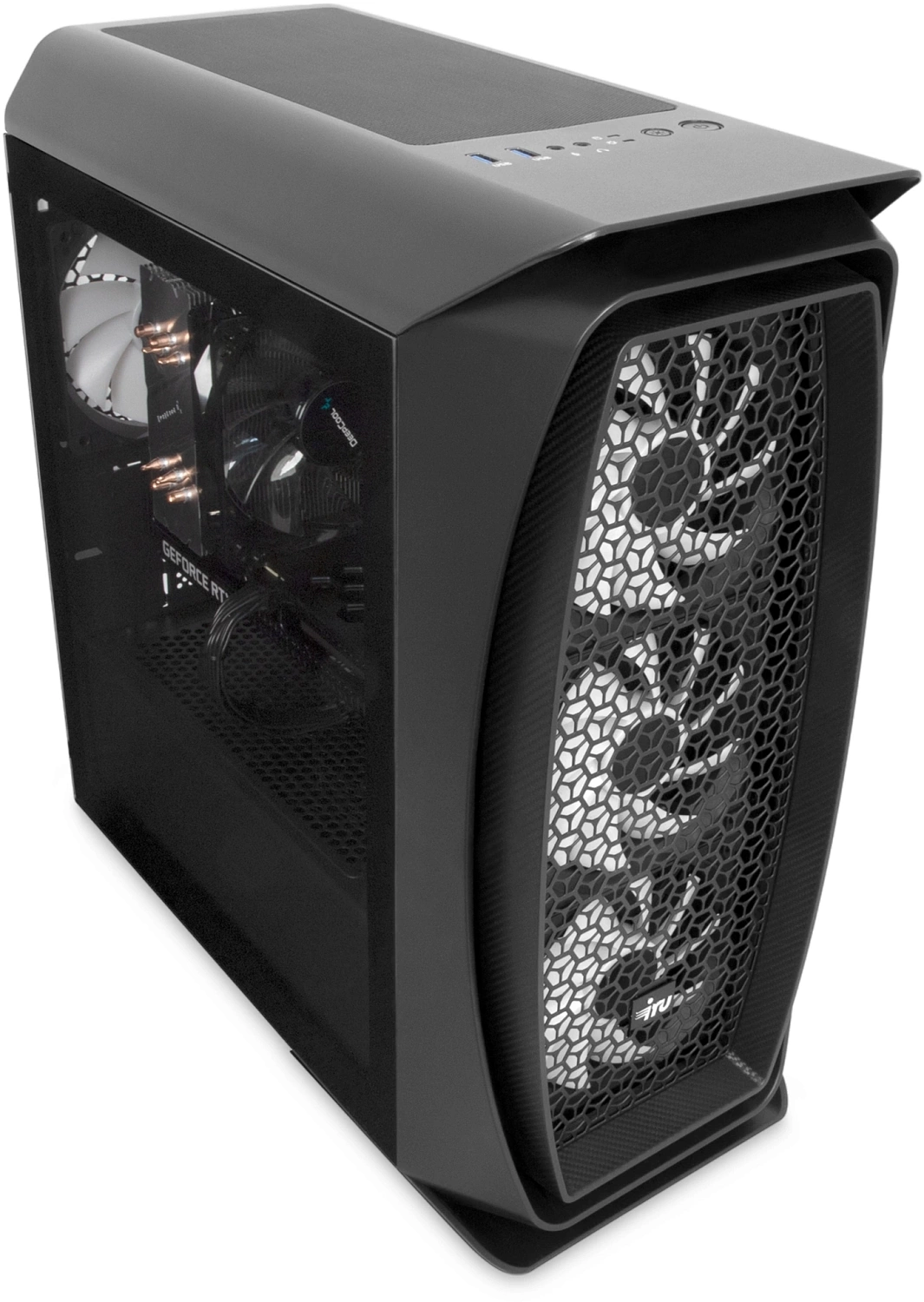 ПК IRU Game 510B7GMA MT i5 13400F (2.5) 32Gb SSD1Tb RTX4060 8Gb Free DOS GbitEth 650W черный (2061396)