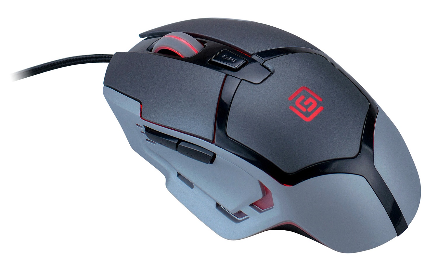 Мышь Оклик 915G HELLWISH V2 черный/серый оптическая (4800dpi) USB (6but) Мышь Оклик 915G HELLWISH V2 черный/серый оптическая (4800dpi) USB (6but)