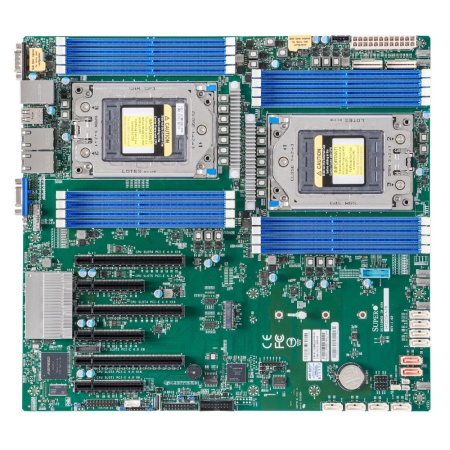 Материнская плата SuperMicro MBD-H12DSI-NT6-B Dual AMD EPYC™ 7003/7002 Series Processors,4TB Registered ECC DDR4 3200MHz SDRAM in 16 DIMMs,10 SATA3, 2 SATADOM, 4 NVMe,Dual 10GBase-T LAN ports,1 dedicated IPMI LAN Port,ASPEED AST2600 BMC graphics (446025)