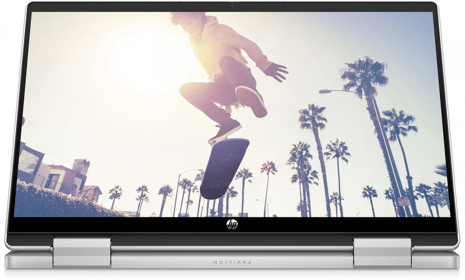 Ноутбук HP Pavilion x360 14-ek1017ci Core i3 1315U 8Gb SSD512Gb Intel UHD Graphics 14" IPS Touch FHD (1920x1080) Free DOS silver WiFi BT Cam (84J79EA)