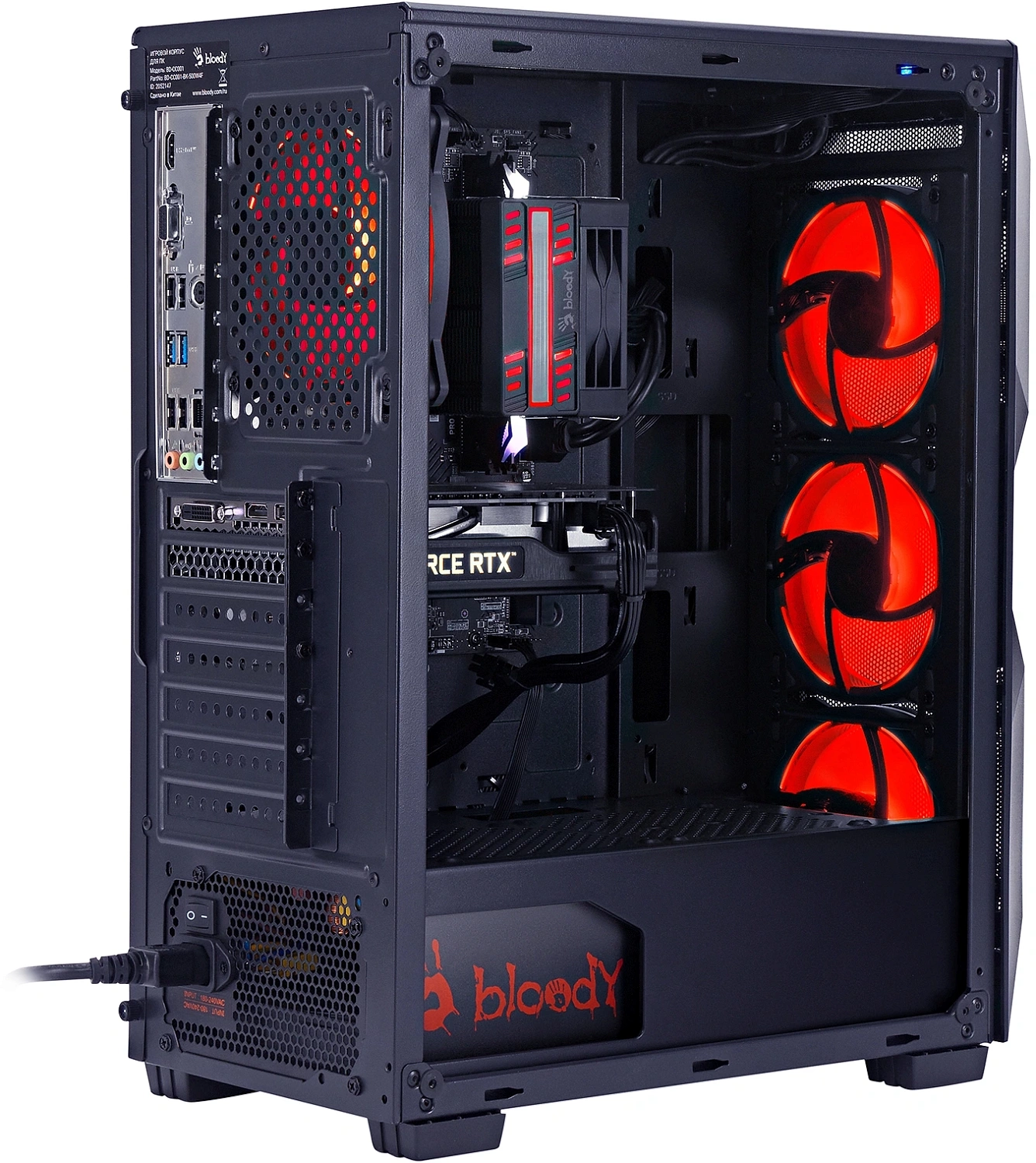 ПК Bloody BD-PC RB55C1 MT Ryzen 5 5600X (3.7) 16Gb SSD1Tb RTX4060 8Gb Windows 11 Home 64 GbitEth 500W черный (2107145)