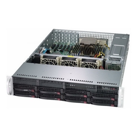 AS -2013S-C0R Серверная платформа Supermicro A+ Server 2U Single AMD EPYC/ no memory(8)/ Broadcom 3008/ no HDD(8)LFF/ 2xGE/ 2x740W