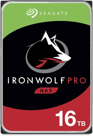 Жесткий диск Seagate  IronWolf Pro ST16000NE000, NAS 16TB, 3.5'', 7200 RPM, 256MB, SATA-III, 512e