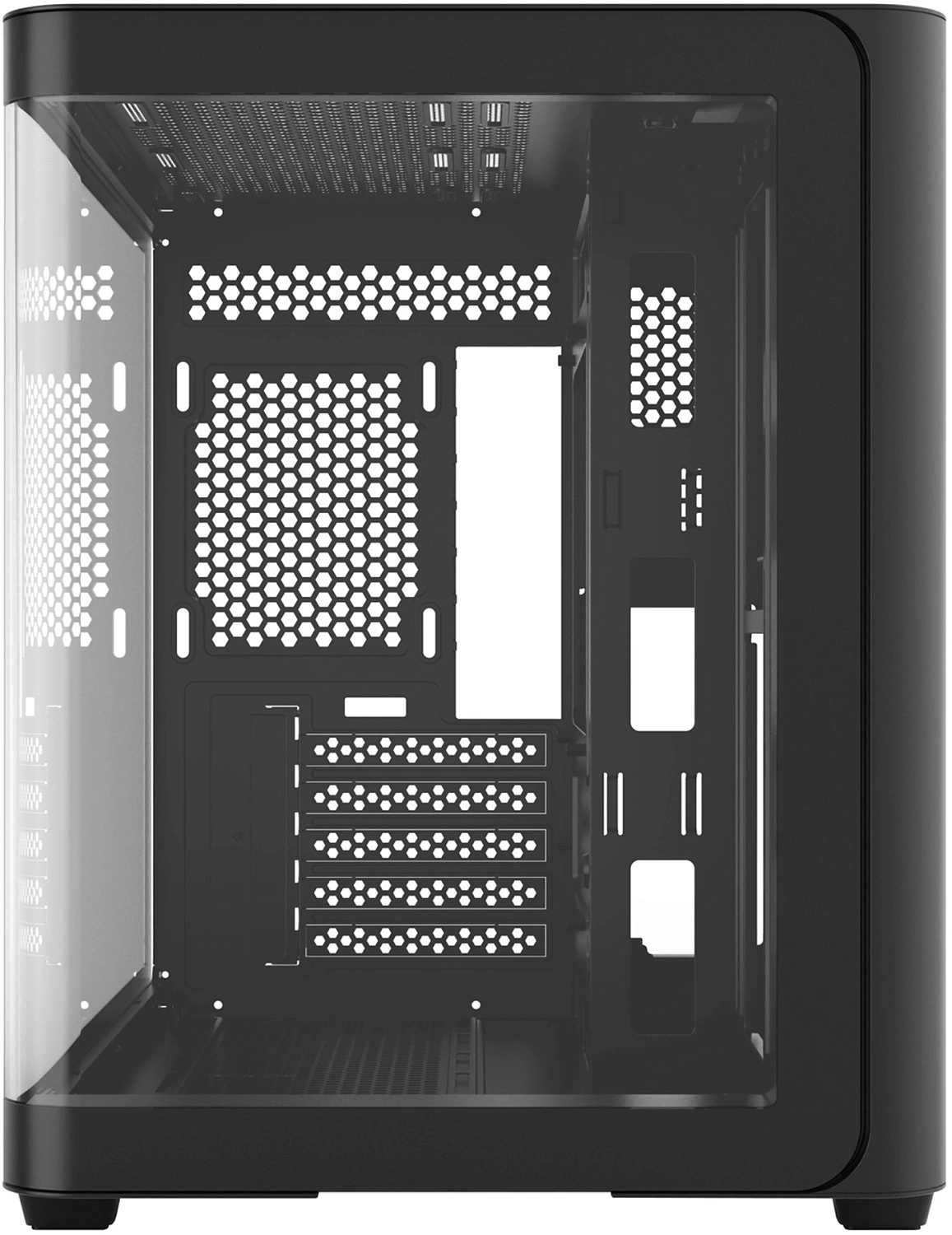 Корпус Bloody BD-CC112 черный без БП mATX 9x120mm 2xUSB3.0 audio bott PSU