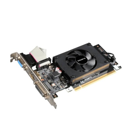 Видеокарта Gigabyte PCI-E GV-N710D3-2GL NVIDIA GeForce GT 710 2048Mb 64 DDR3 954/1800 DVIx1 HDMIx1 CRTx1 HDCP Ret low profile