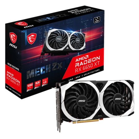 RX6650XT MECH 2X 8GB GDDR6 128-bit HDMI 3xDP 2FAN RTL