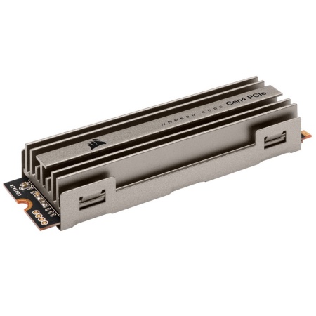 M.2 2280 1TB Corsair MP600 CORE Client SSD CSSD-F1000GBMP600COR PCIe Gen4x4 with NVMe, 4700/1950, CSSD-F1000GBMP600COR IOPS 200/480K, MTBF 1.8M, 3D QLC NAND, 225TBW, 0,12DWPD, Heatsink, RTL