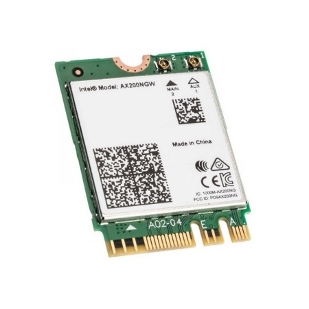 Адаптер беспроводных локальных сетей Intel® Wi-Fi 6 AX200 (AX200.NGWG) M.2 E Key 2230, 2x2 AX+BT Wi-Fi(PCIe)