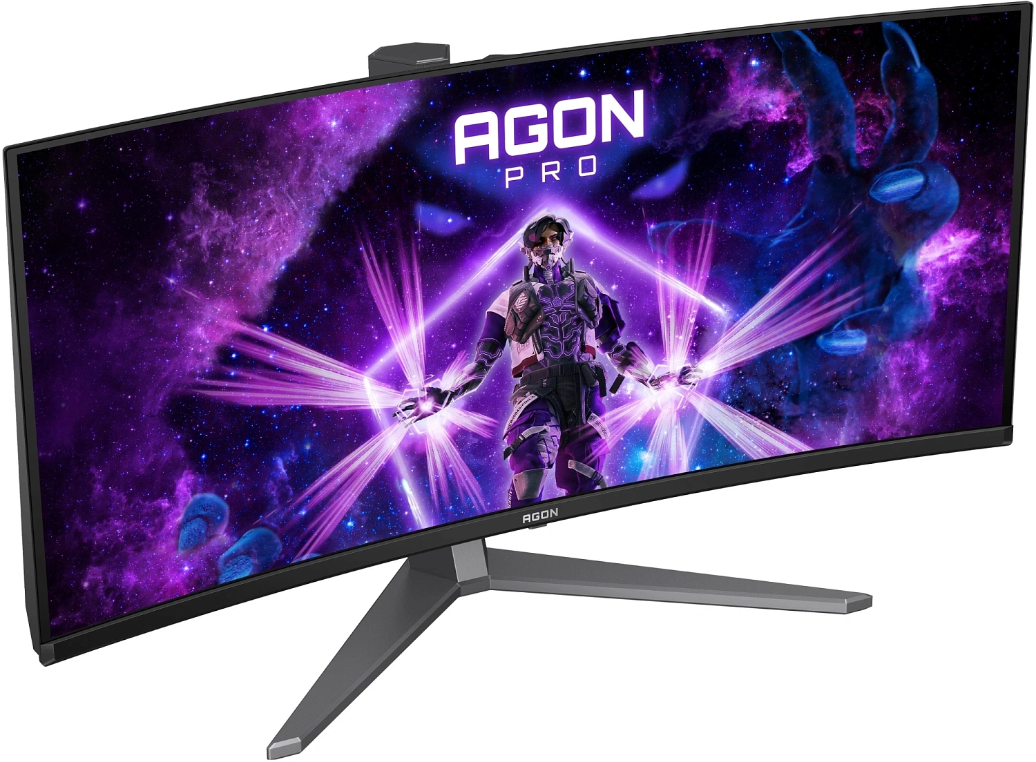 Монитор AOC 34" Agon Pro AG346UCD черный QD OLED LED 21:9 HDMI M/M матовая HAS 250cd 178гр/178гр 3440x1440 175Hz DP WQ HD 2K (1440p) USB 10.82кг