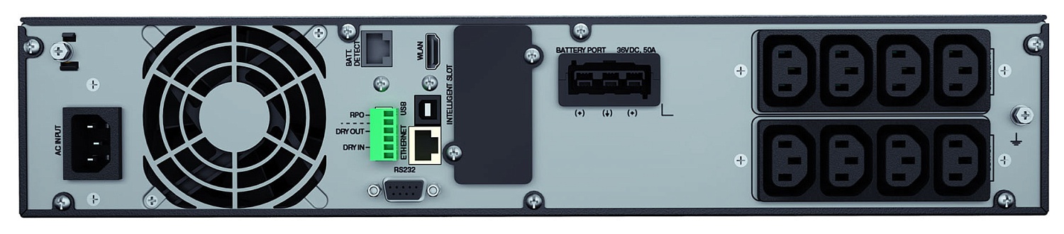 Источник бесперебойного питания Ippon Innova RT II 1500 1500Вт 1500ВА черный