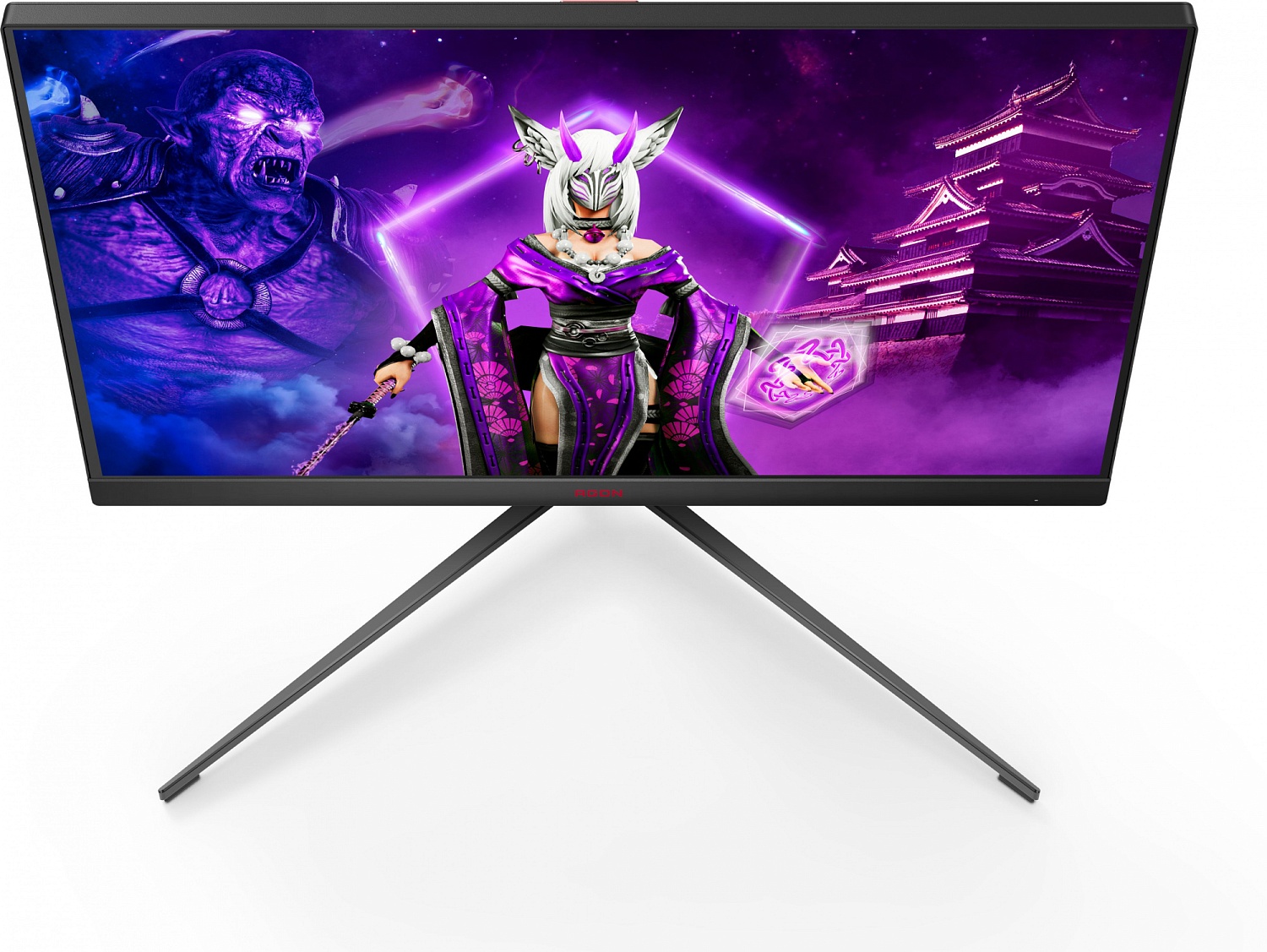 Монитор AOC 27" Agon Pro AG274QZM черный/красный IPS LED 1ms 16:9 HDMI M/M матовая HAS Piv 750cd 178гр/178гр 2560x1440 240Hz G-Sync FreeSync Premium DP 2K USB 7.5кг