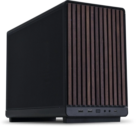 Корпус Lian-Li A3 WOOD черный без БП mATX 2xUSB3.0 1xUSB3.1 audio bott PSU