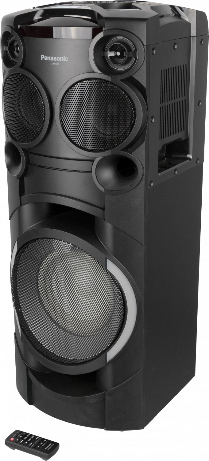 Минисистема Panasonic SC-TMAX40E-K черный 1200Вт CD CDRW FM USB BT