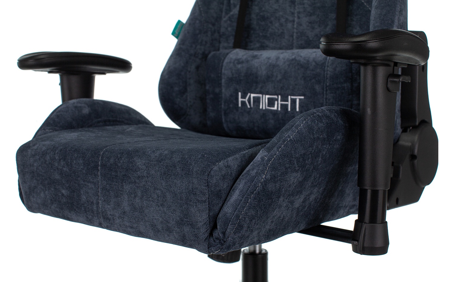 Кресло игровое Zombie VIKING KNIGHT Fabric синий Light-27 с подголов. крестов. металл Кресло игровое Zombie VIKING KNIGHT Fabric синий Light-27 с подголов. крестов. металл