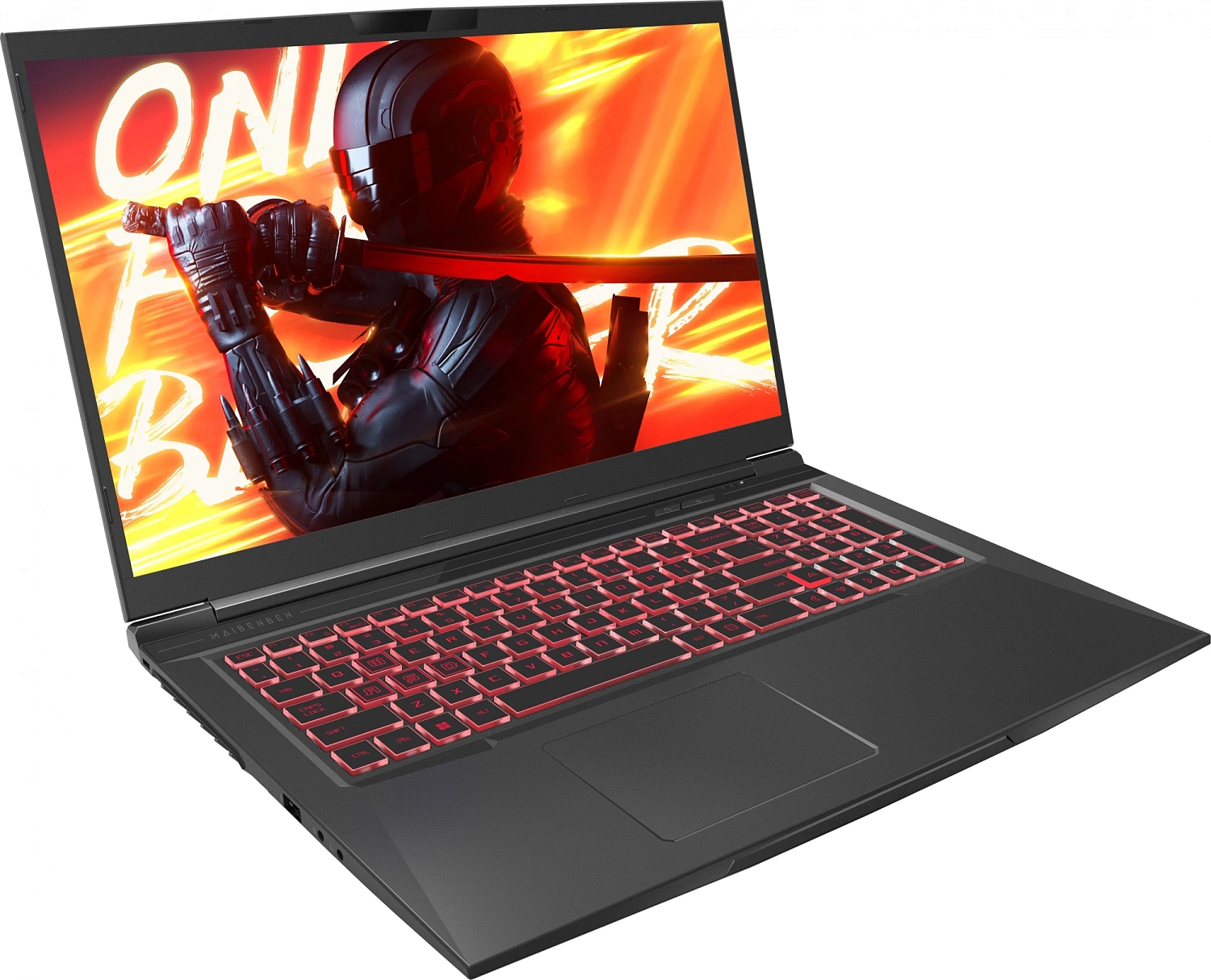 Ноутбук Maibenben X725 Core i5 12450H 16Gb SSD512Gb NVIDIA GeForce RTX4060 8Gb 17.3" IPS FHD (1920x1080) Linux black WiFi BT Cam 4100mAh (X725FSFNLBRE0)