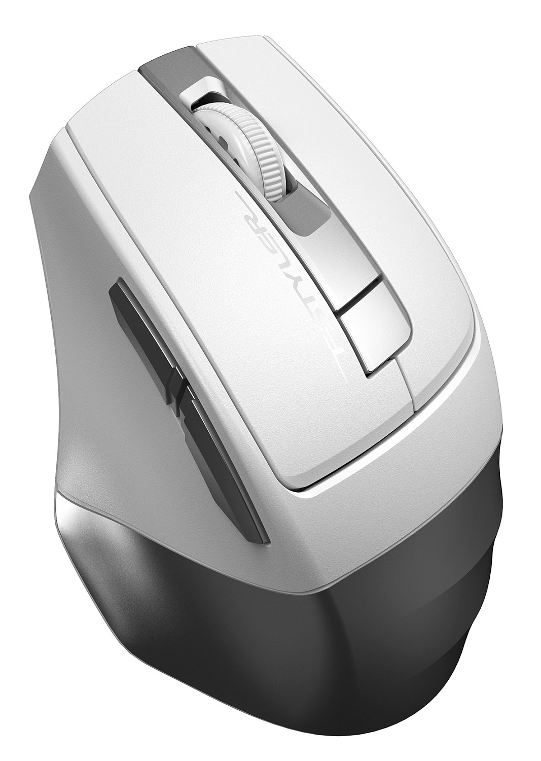 Мышь A4Tech Fstyler FG35 серебристый/белый оптическая (2000dpi) беспроводная USB (6but) Мышь A4Tech Fstyler FG35 серебристый/белый оптическая (2000dpi) беспроводная USB (6but)