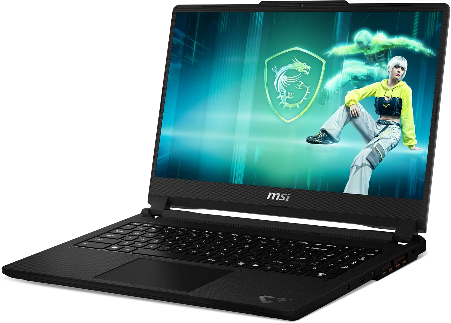 ноутбук MSI Cyborg 15 Max C2WG Core 7-240H 15.6" FHD (1920*1080),144Hz IPS DDR5 16GB ,512GB SSD,NV RTX 5070 (8GB GDDR7),60Whr,2,3kg,1y,Dos,Platinum Gray