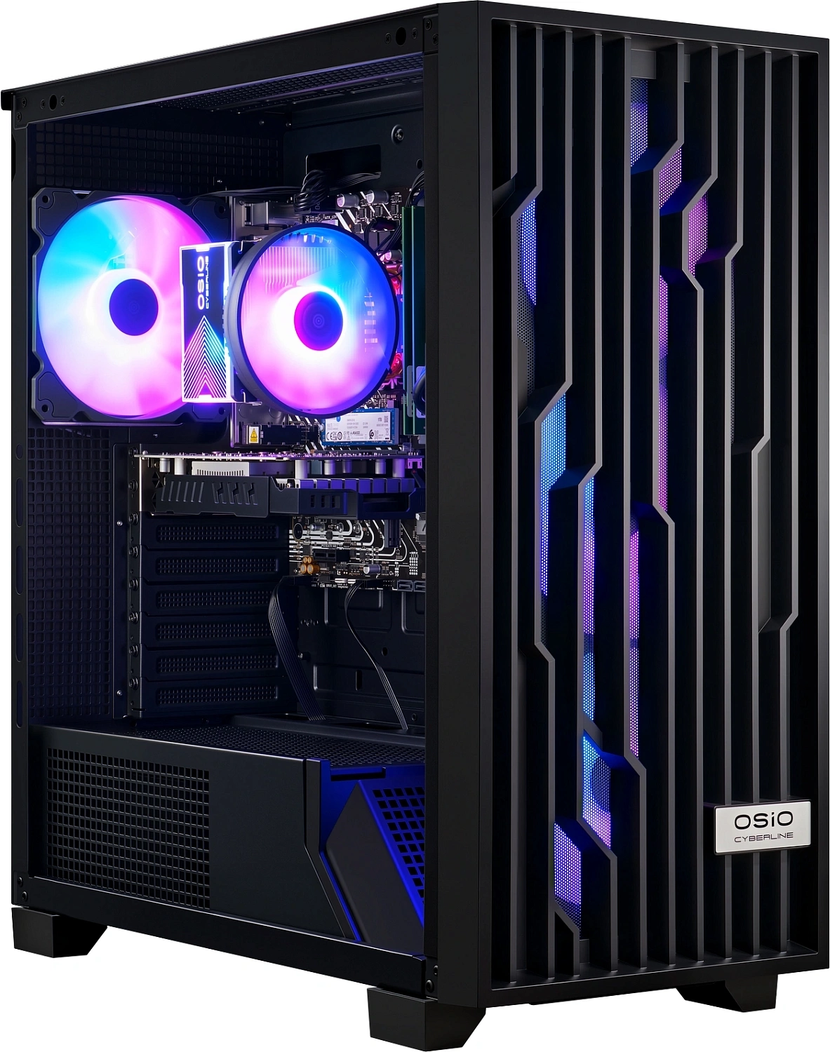 ПК Osio B59i i5 12400F (2.5) 16Gb SSD1Tb RTX3050 6Gb без ОС GbitEth 550W черный (С59I-001B)