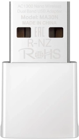 Сетевой адаптер Wi-Fi Mercusys MA30N AC1300 USB 2.0
