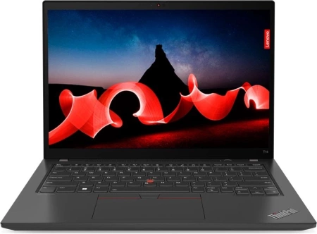 Ноутбук Lenovo ThinkPad T14 G4 Core i7 1355U 16Gb SSD512Gb 14" IPS WUXGA (1920x1200) 4G noOS black WiFi BT Cam (21HESDXL00)