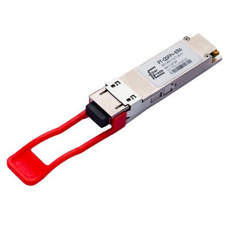 FT-QSFP+-ER4 Трансивер 40G, QSFP+, LC, SMF, 40km, 4xDFB laser 1271+1291+1311+1331nm OEM