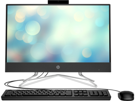 Моноблок HP 22-dd2003ci NT 21.5" FHD(1920x1080) Pentium J5040, 4GB DDR4 2400 (1x4GB), SSD 256Gb, Intel Internal Graphics, noDVD,Rus/Eng kbd&mouse wired, HD Webcam, Jet Black, FreeDos, 1Y Wty