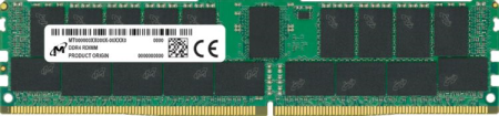 16GB Micron DDR4 2933 RDIMM Server Memory MTA18ASF2G72PDZ-2G9E1 ECC, Reg, CL21, 1.2V, 2Rx8, RTL MTA18ASF2G72PDZ-2G9E1 (786081)
