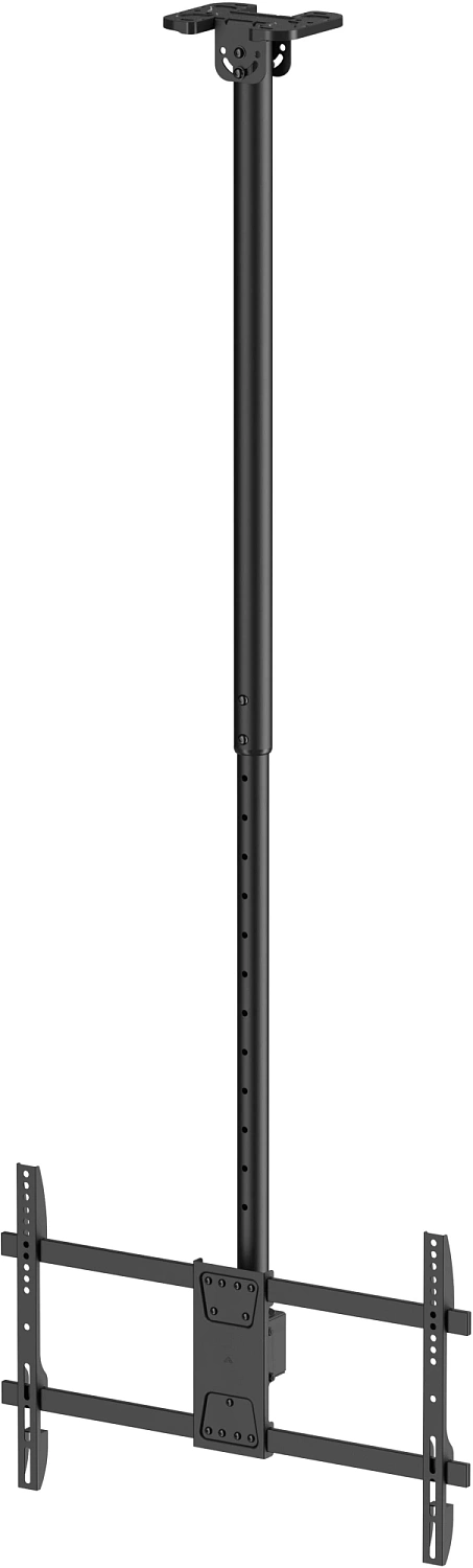 Кронштейн для телевизора Ultramounts UM961 черный 43"-86" макс.60кг потолочный поворот и наклон