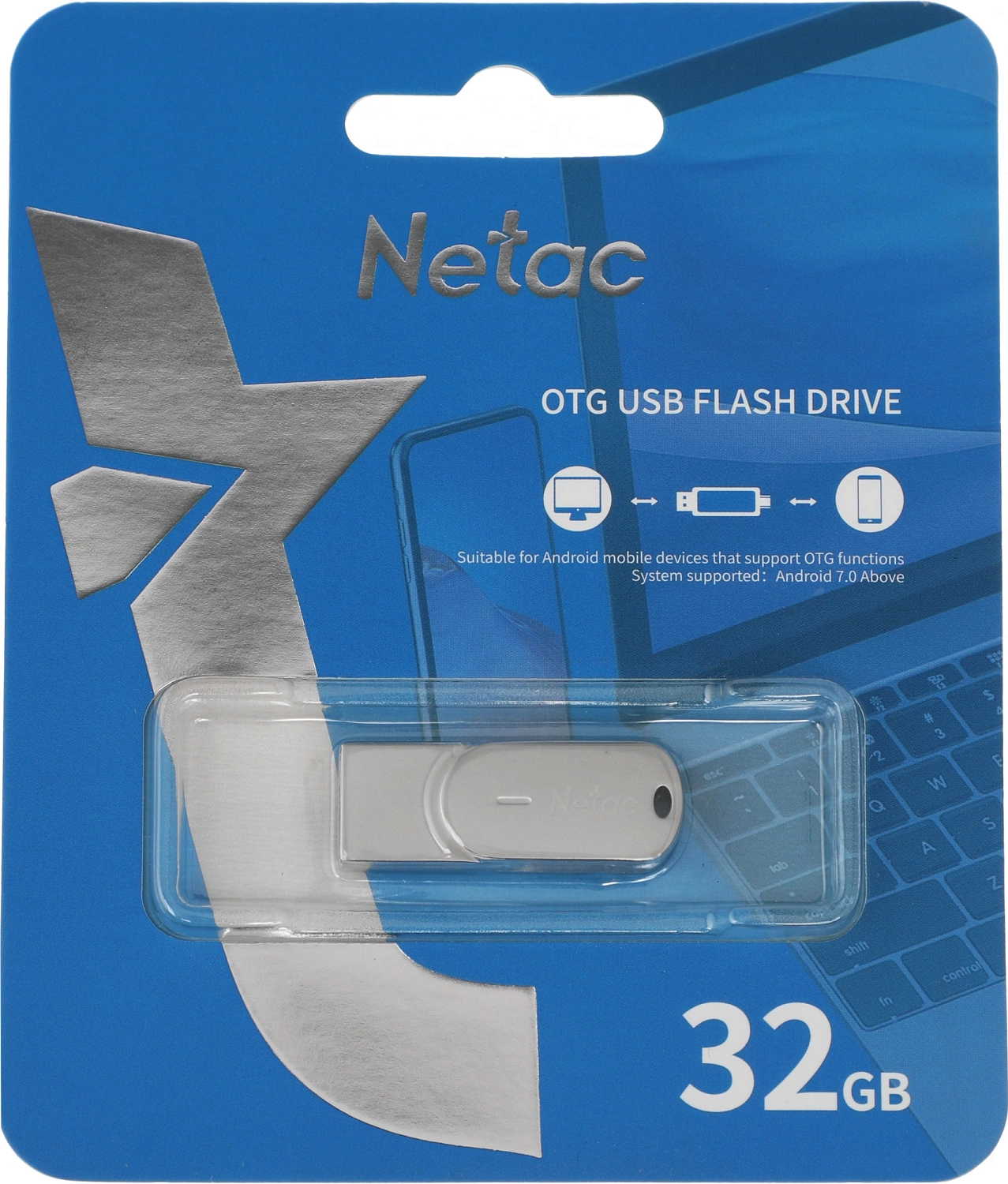 Носитель информации Netac U785C 32GB USB3.0+TypeC Dual Flash Drive